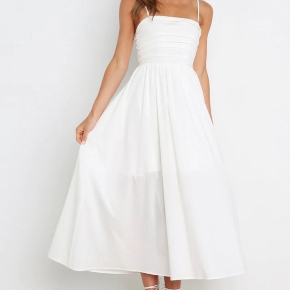 Petal and Pup Sienna Dress White